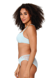 Daily Lace Slip - Pastel Blue