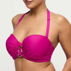 Uvita Voorgevormde Bikini Strapless - Deep Magenta