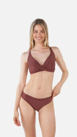 Isla Multifit Bikini Top - Maroon