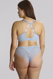 Sculptresse Sophia Plunge BH - Dusky Blue