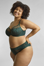 Sculptresse Josephine High Leg Slip - Forest Green