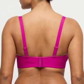 Uvita Voorgevormde Bikini Strapless - Deep Magenta