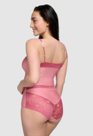 High Waist Lace - Rose Pink
