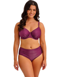 Paros Coast High Waist Bikinibroekje - Berry Shimmer