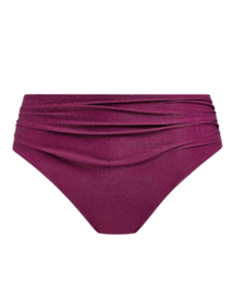 Paros Coast High Waist Bikinibroekje - Berry Shimmer