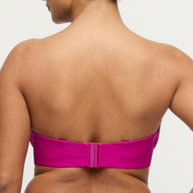 Uvita Voorgevormde Bikini Strapless - Deep Magenta