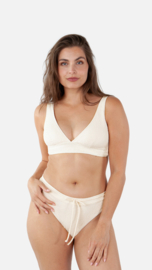 Simoa Bikini Cheeky High Waist - Cream