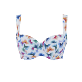 Panache Swim Olivia full cup bikini top Flutterprint