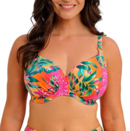 Sunset Reef Full Cup Bikini Top - Heatwave
