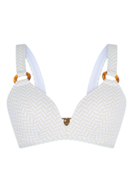 Triangel bikini top fishbone