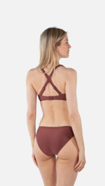 Isla Multifit Bikini Top - Maroon