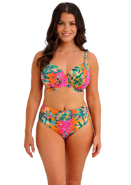 Sunset Reef High Waist Bikinibroekje - Heatwave