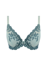 Wacoal Embrace Lace - Plunge bh - Eggshell Blue / Brittany Blue