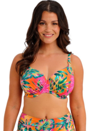 Sunset Reef Full Cup Bikini Top - Heatwave
