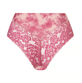 High Waist Brazilian Lace - Spring Flowers
