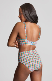 Panache Swim Bette balcony bikini top Seersucker