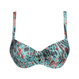 PDS Riyad padded balcony bikinitop Turquoise Seas