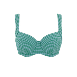 Panache Olivia full cup bikini top Green Gignham
