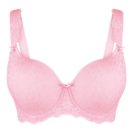 LD Daily uni-fit plus size bh Rose Shadow jacquard