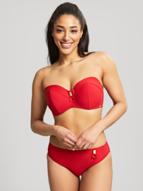 Marianna bandeau bikini top Crimson Red