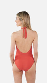 Kelli Halter Shaping Badpak - Coral