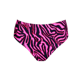 Malabo Bikini Tailleslip - Hot Pink Zebra