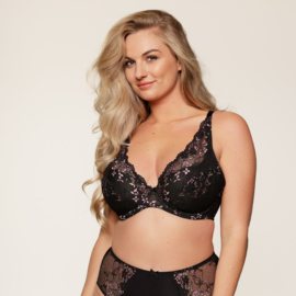 LingaDore Daily - Triangle Bh Voorgevormd - Zwart Multi