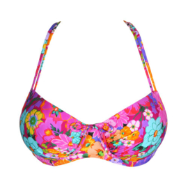 PDS Narjac padded balcony bikinitop Floral Explosion