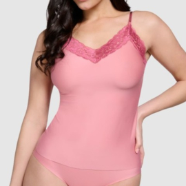 Ten Cate Spaghetti top Lace - Rose Pink
