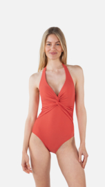 Kelli Halter Shaping Badpak - Coral