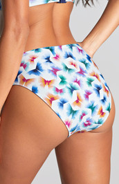 Panache Swim Olivia Mid waist bikini slip Flutterprint