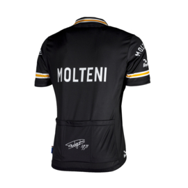 Retro wielershirt Molteni zwart - Rogelli