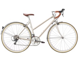 6KU City Bike Helen - Champagne met 16 versnellingen