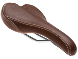 BLB curve ladies saddle honey brown