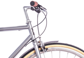 6KU Odyssey City Bike - Brandford Silver met 8 versnellingen
