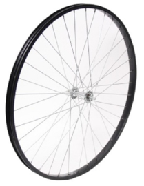 Voorwiel 28" x 1 5/8 x 1 3/8  zwart singlespeed