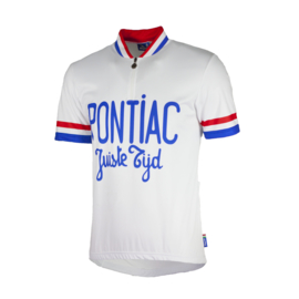 Retro wielershirt Pontiac wit - Rogelli