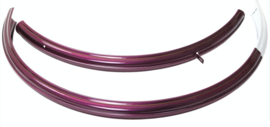 Spatbordset 28 inch dark cherry