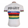 Regenboog - Peugeot retro wielershirt