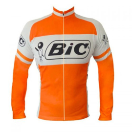 Retro wielershirt BIC oranje