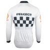 Retro wielershirt Peugeot Shell Michelin wit