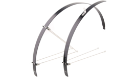 Flat fender 28 inch 32 mm zwart