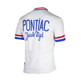 Retro wielershirt Pontiac wit - Rogelli