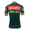 WIEL'S - Groene Leeuw retro wielershirt