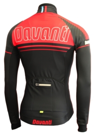 Davanti Fietsshirt Aldo Black/Red