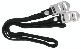 Toeclip riemen Contec zwart 'Nylon Strap'