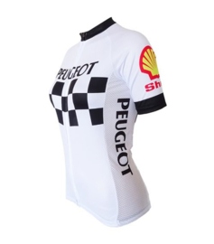 Dames Peugeot retro wielershirt