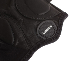 Cyling classic sport leather cycling gloves Black