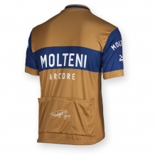 Retro wielershirt Molteni bruin - Rogelli