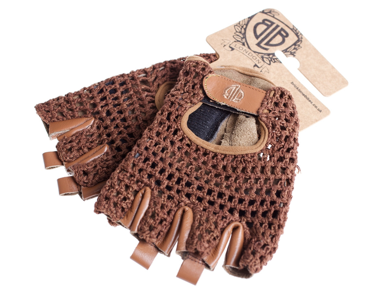 Cyling Gloves Vintage Style Blb Brown